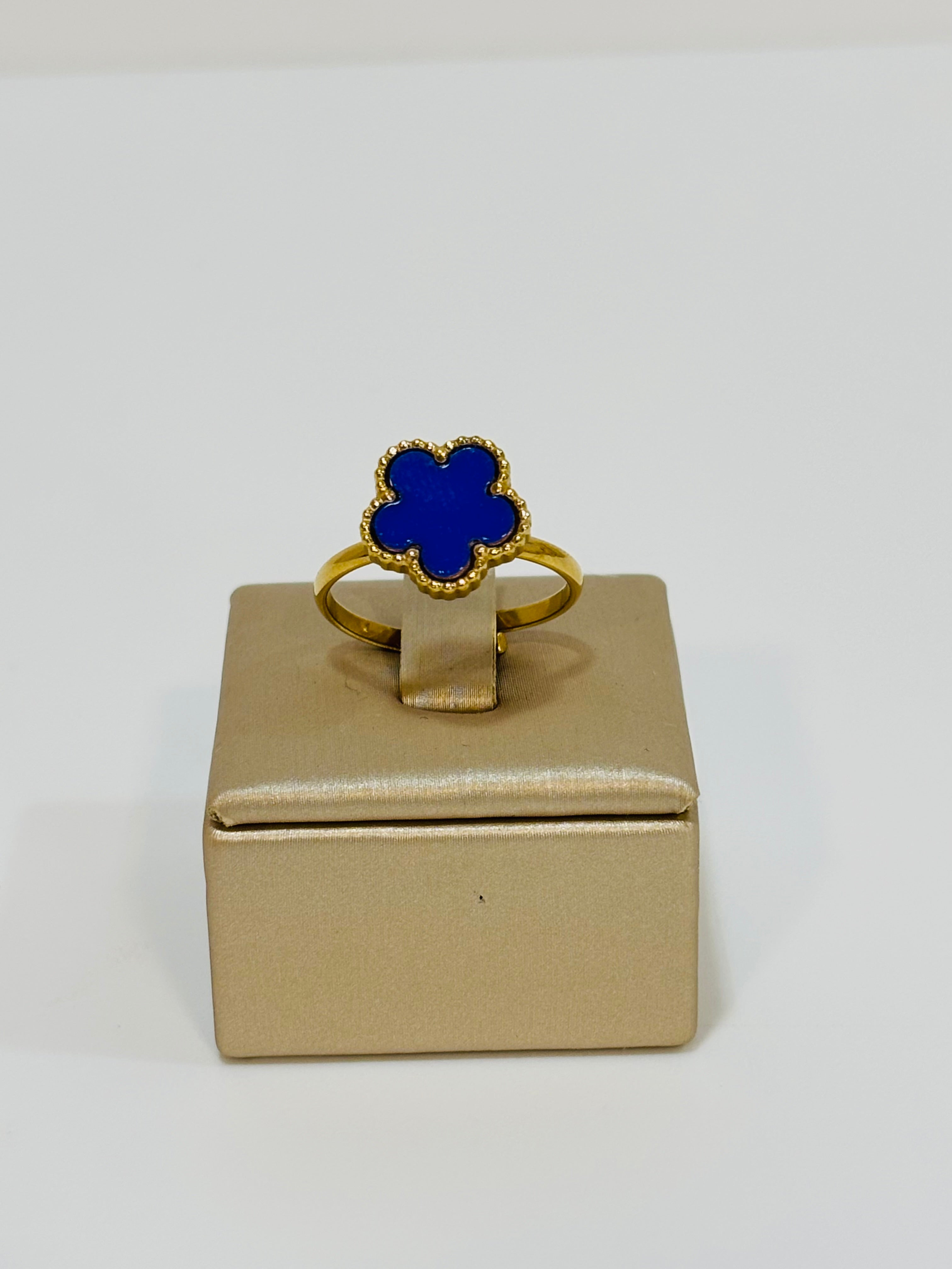 Anello quadrifoglio