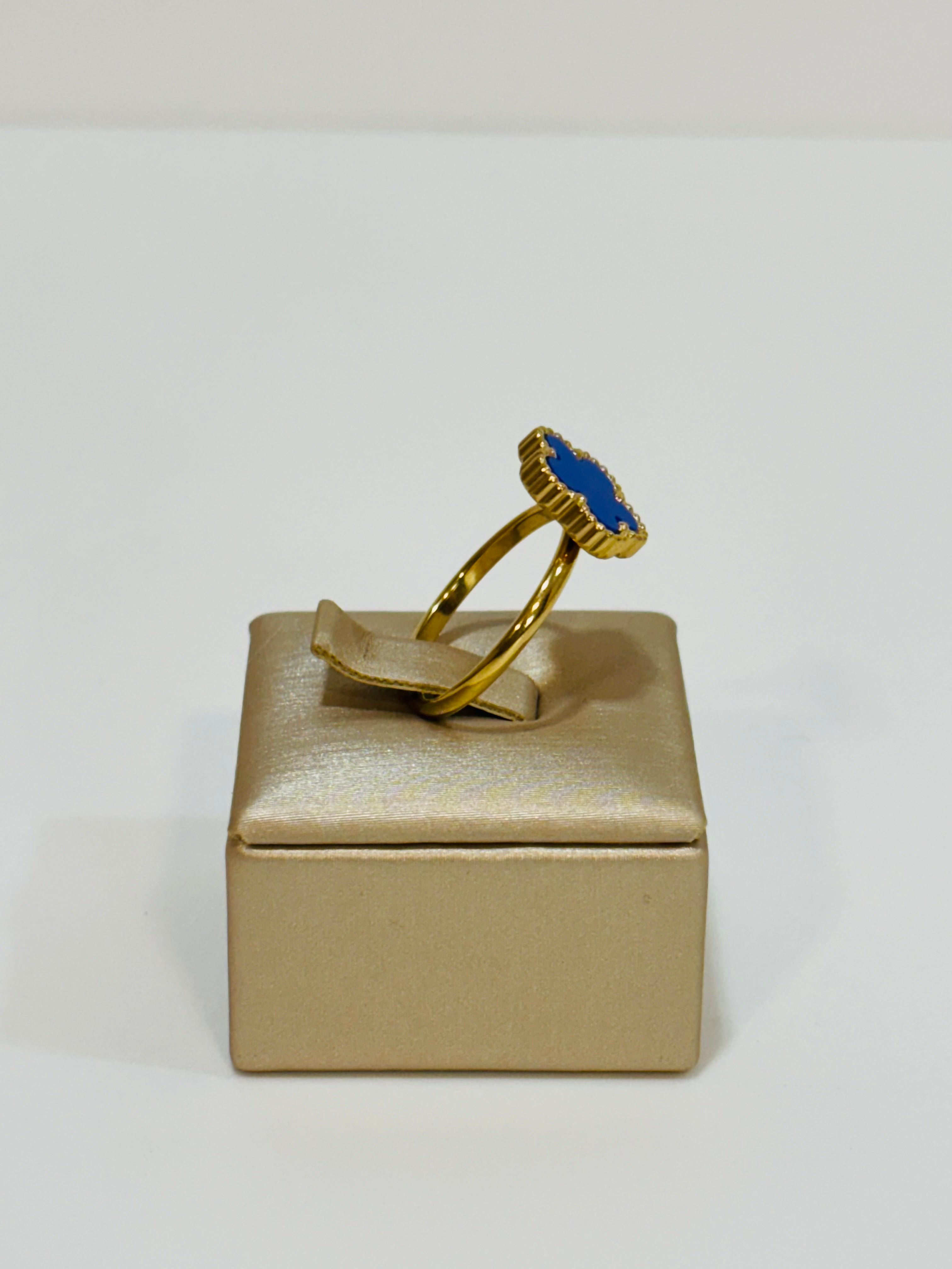 Anello quadrifoglio